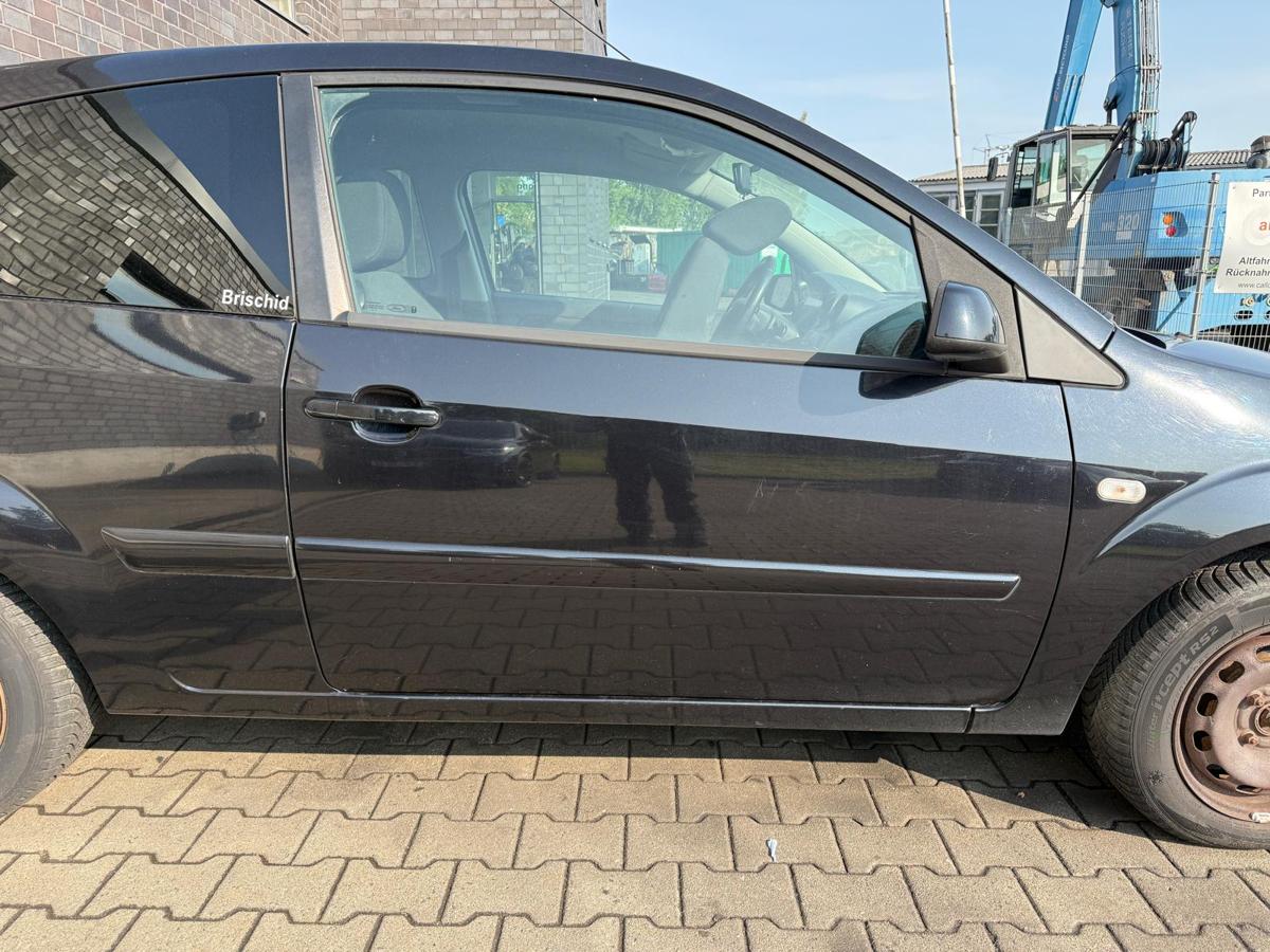 Ford Fiesta JD3 original Tür rechts 3-Türer Panther Schwarz Metallic Rohbau BJ08